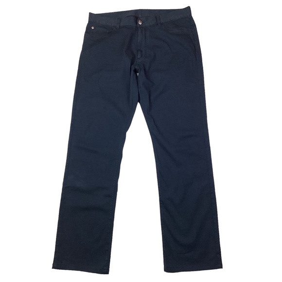 Canali Italian Regular Fit 5-Pocket Straight Leg Pants - Picture 1 of 10